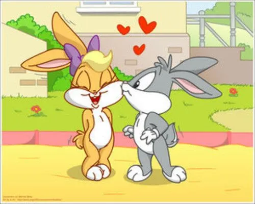 Imágenes de Bugs Bunny y Lola Bunny enamorados | Te Amo Web ...