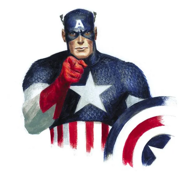 Imagenes del capitan america en caricatura - Imagui