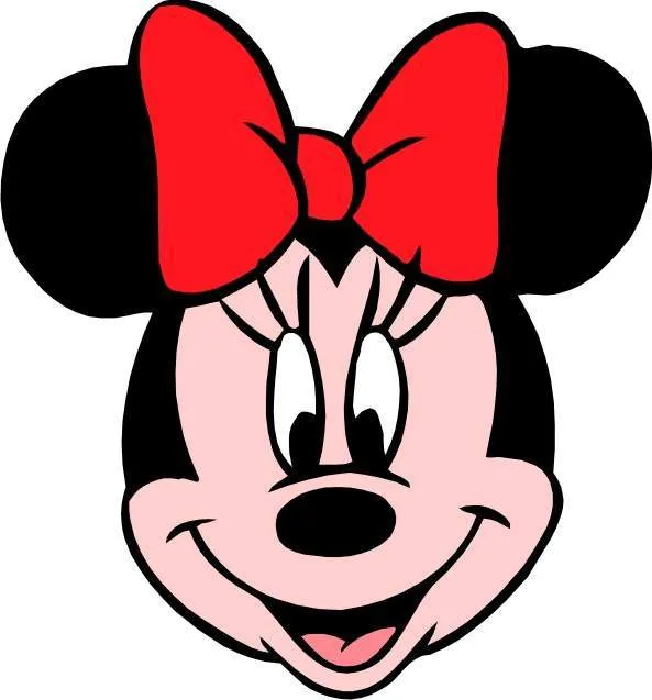 Moldes carita Minnie Mouse - Imagui