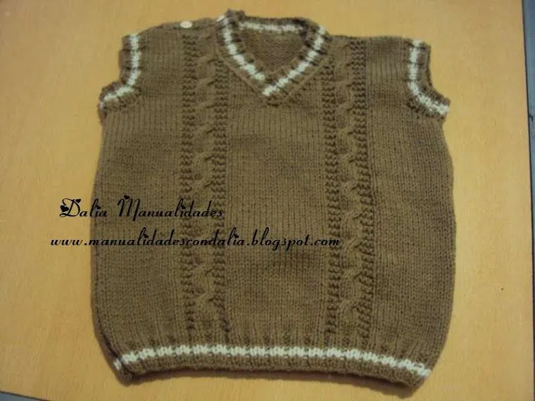 Chalecos tejidos de lana para niños - Imagui