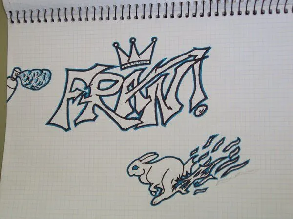 Graffitis echos a lápiz - Imagui