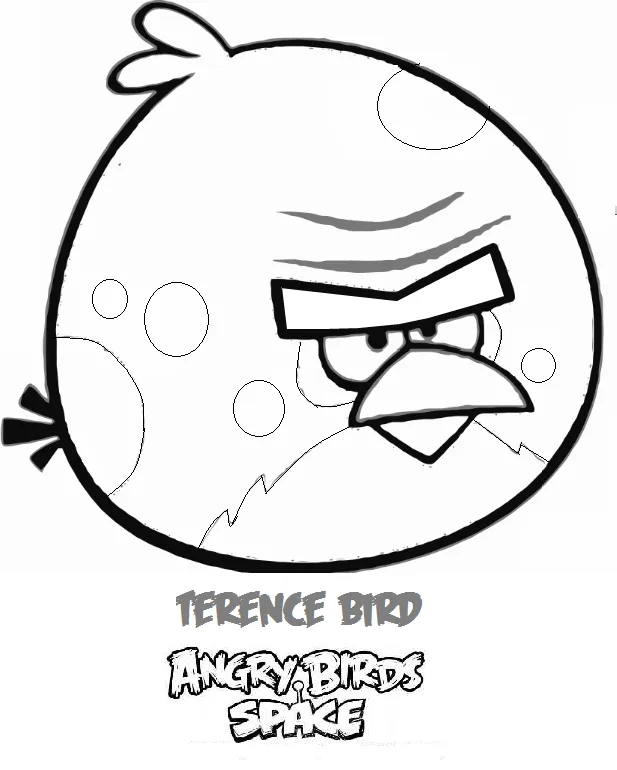 Imágenes para colorear de los Angry Birds Space - Imagui