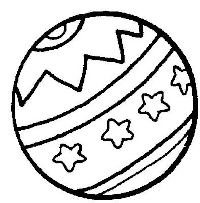 Imagenes para colorear: Imagen de pelota de playa para que colorees Imagenes para colorear: Imagen de pelota de playa para que colorees
