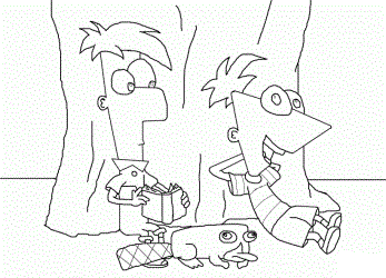 IMAGENES PARA COLOREAR DE PHINEAS AND FERB | Disney XD IMAGENES PARA COLOREAR DE PHINEAS AND FERB | Disney XD