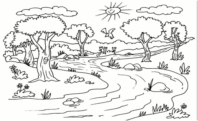 Paisajes para ciencias naturales de dibujar animados - Imagui