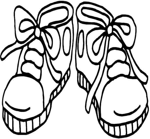 Imagen de zapatillas para colorear - Imagui