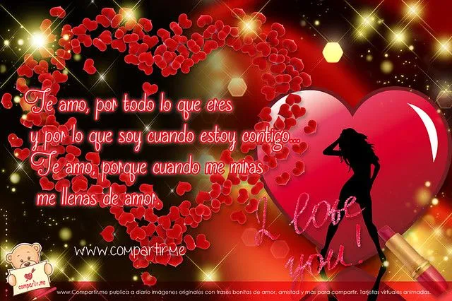 Imágenes para Compartir: Wallpaper en HD con corazones y frases de ... Imágenes para Compartir: Wallpaper en HD con corazones y frases de ...