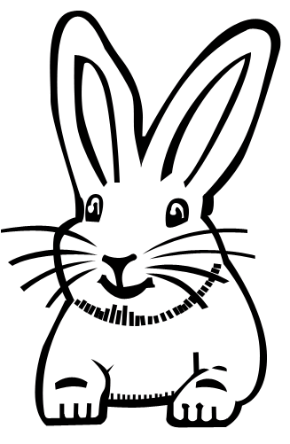 Dibujos para colorear de conejos - animalia.