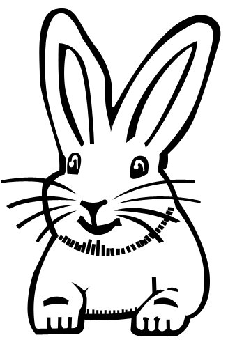 Dibujos para colorear de conejos - animalia. Dibujos para colorear de conejos - animalia.