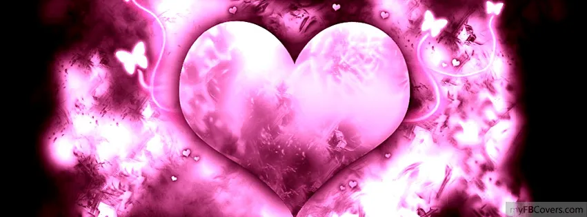 Imagenes de corazones brillantes para portada de FaceBook - Imagui