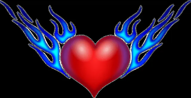 Imagenes de corazones con alas de dibujo - Imagui