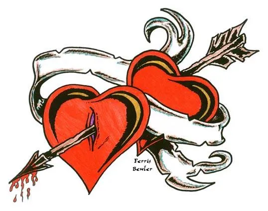 Dibujos chidos de corazones - Imagui