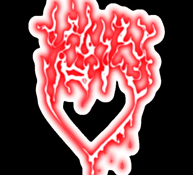 imagenes de corazones en llamas - IMG MLP