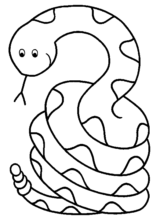 Dibujos de serpientes para colorear - Imagui