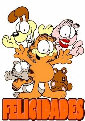 Imagenes de cumpleaños. Imágenes de Cumpleaños con Garfield