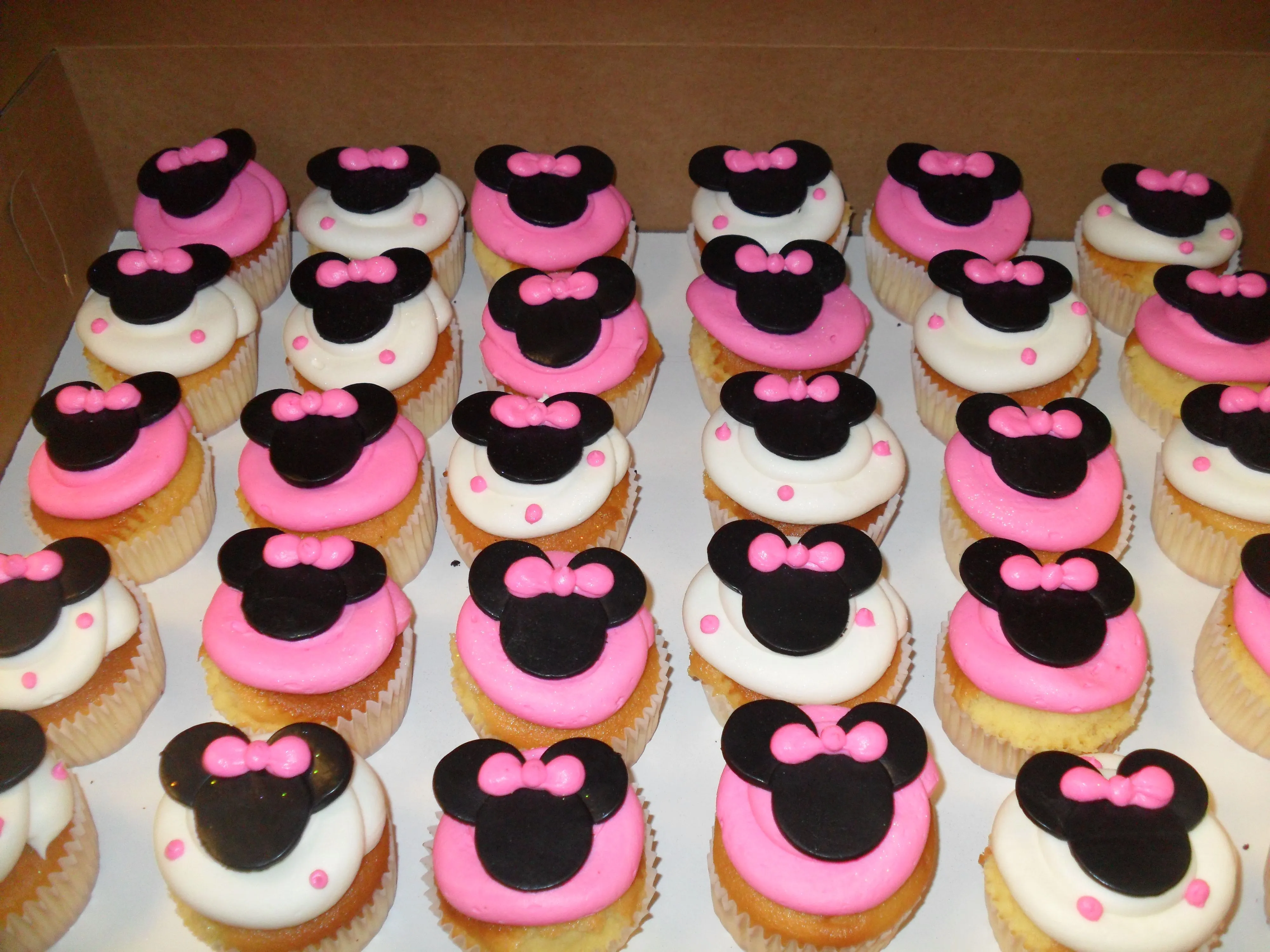 Imágenes de cupcakes de Minnie Mouse - Imagui