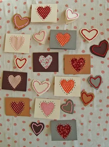Tarjetas San Valentin decoradas con crochet | Decoración Hogar ...