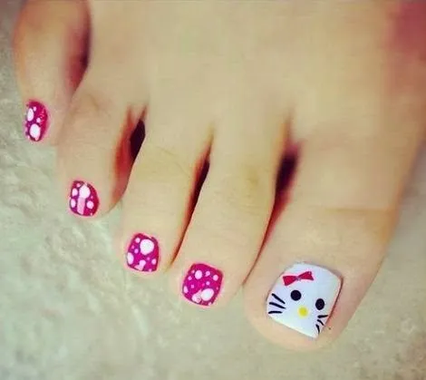 decoracion de uñas delos pies faciles | Cristina