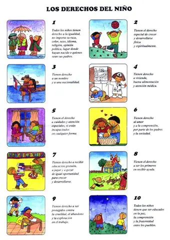 Imágenes sobre los derechos del niño - Manualidades Infantiles