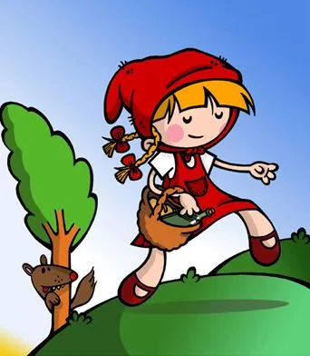 Imagenes de dibujos animados: Caperucita Roja