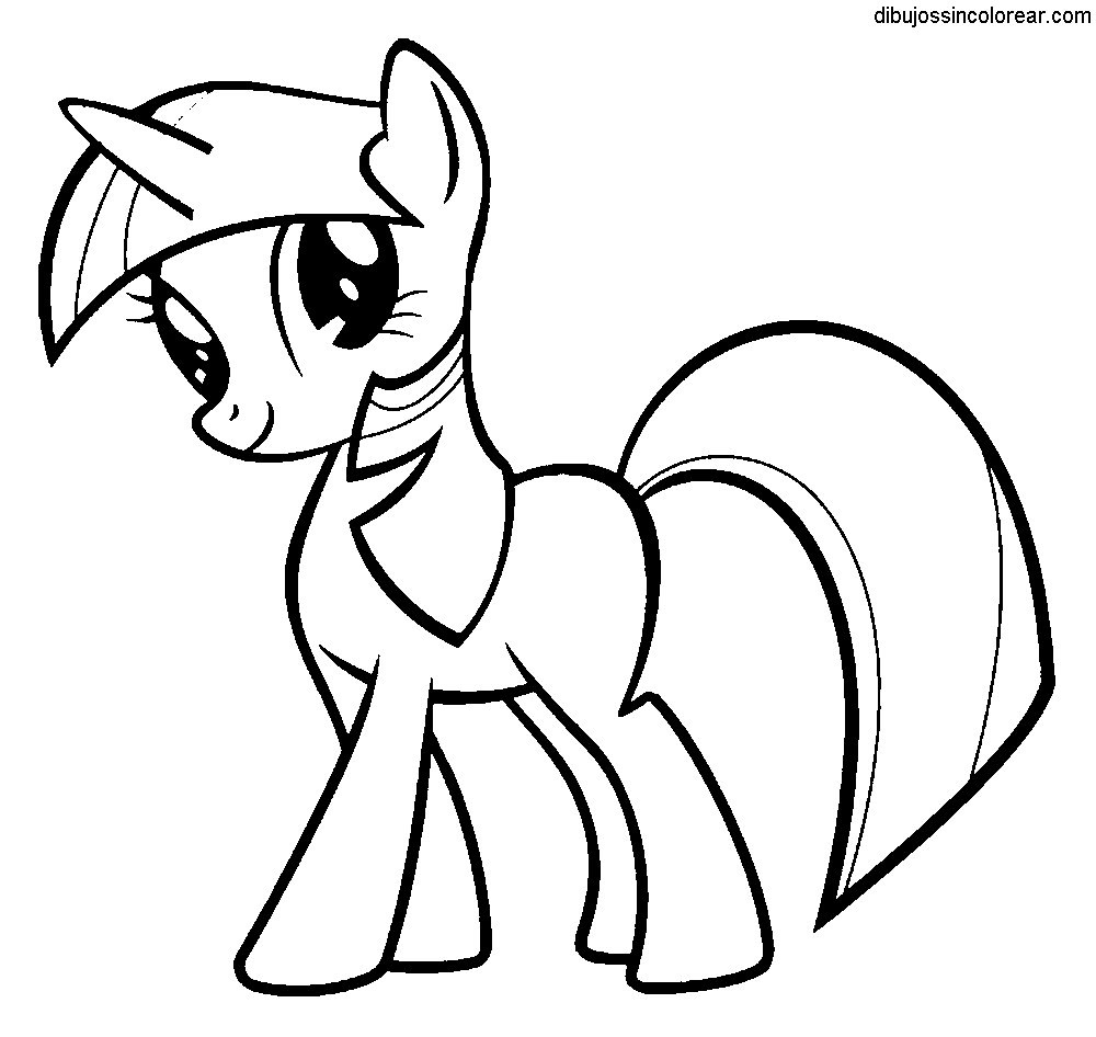 Imágenes y dibujos de My Little Pony para imprimir y Colorear ...