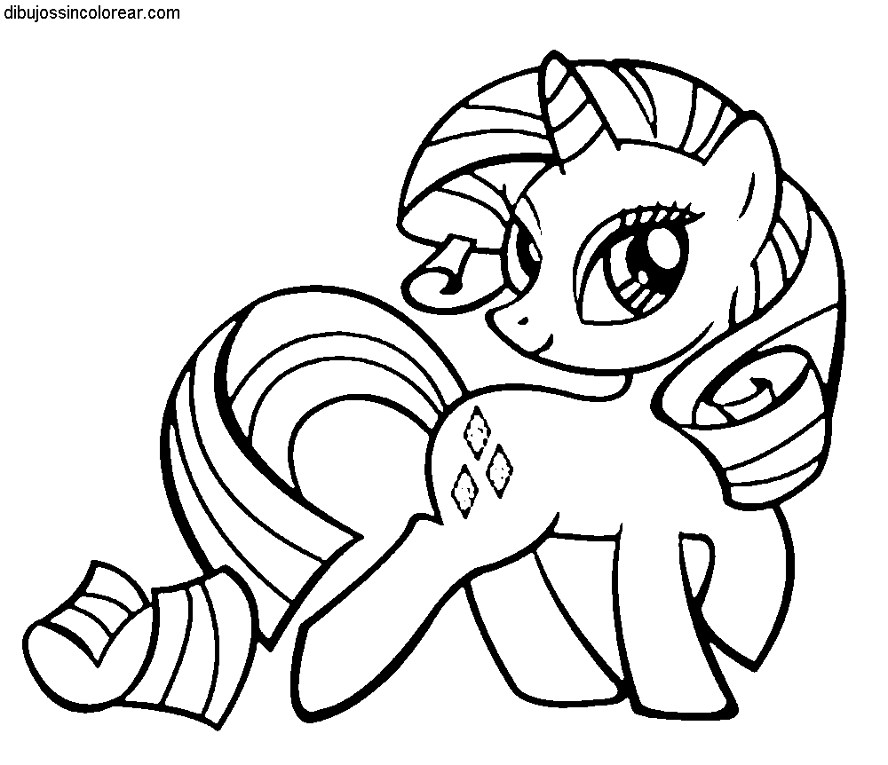 Imágenes y dibujos de My Little Pony para imprimir y Colorear ...
