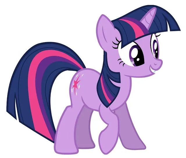 My Little Pony: Dibujos para imprimir y recortar de Twilight Sparkle