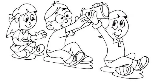 Dibujos de niños haciendo educación física - Imagui