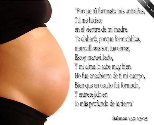 Imagenes de embarazadas con frases cristianas - Imagui