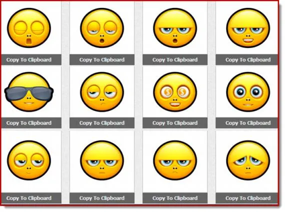 Emociones básicas emoticonos - Imagui