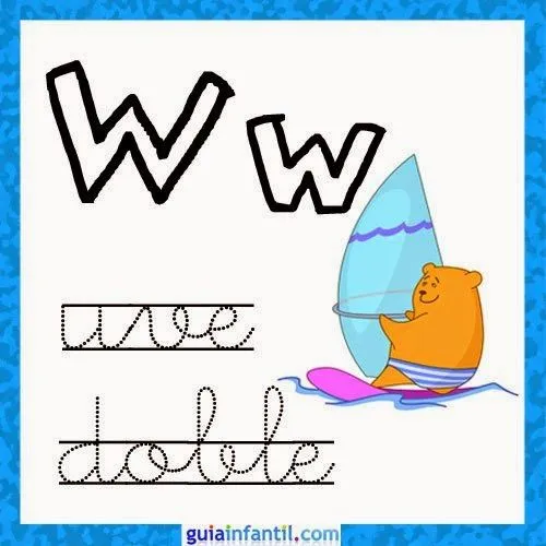 Imagenes con W en español para niños - Para niños