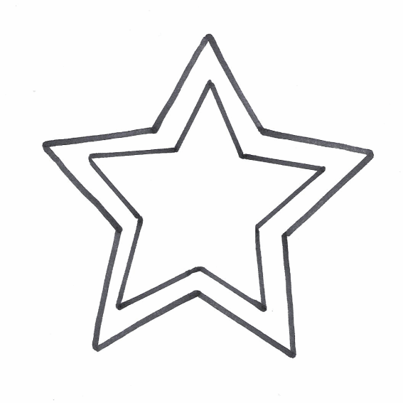 Imágenes De Estrellas Para Colorear E Imprimir | Moldes De | Moldes de  estrellas, Estrellas para imprimir, Patrones