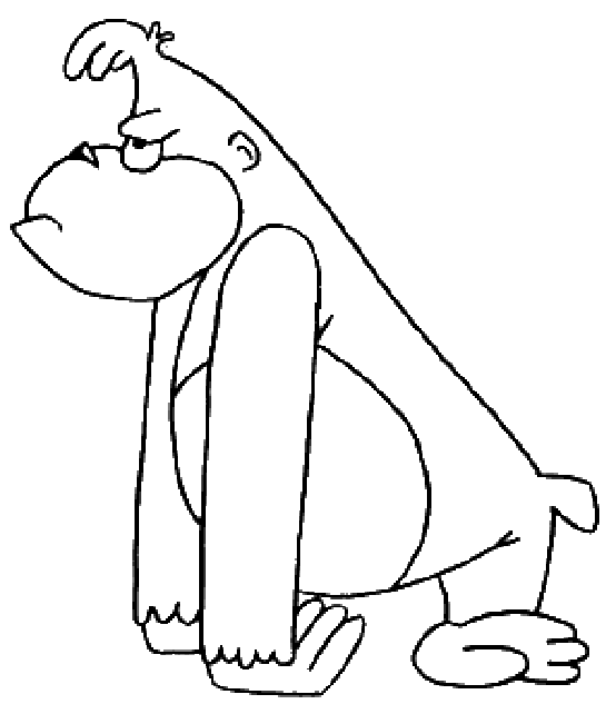Mono facil de dibujar - Imagui