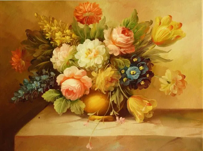 Cuadros modernos, cuadros de flores y plantas, XI-Ramo de flores ...