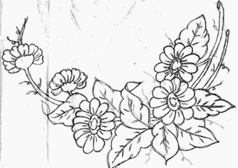 Imagenes de flores para pintura en tela - Imagui