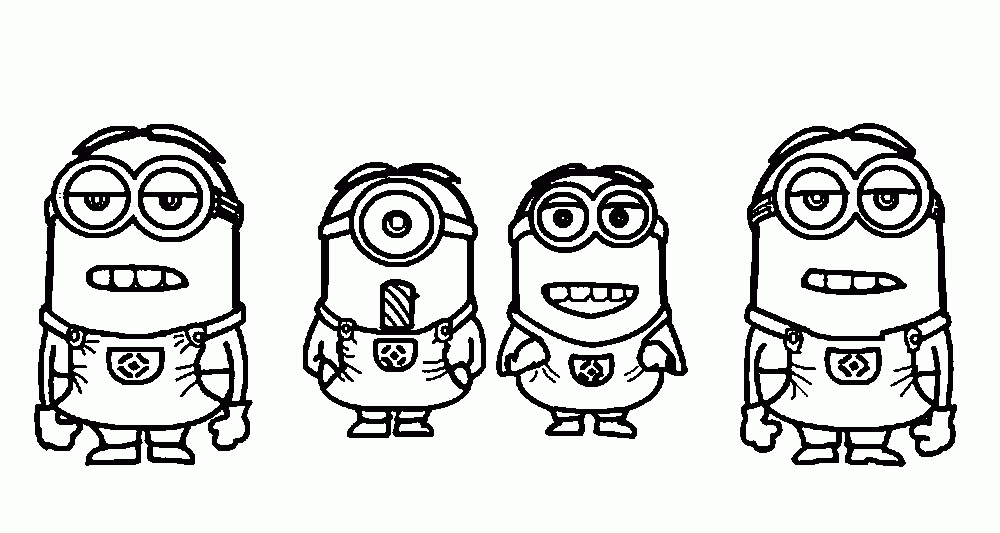 Imágenes para Colorear de los Minions (14 fotos) Imágenes para Colorear de los Minions (14 fotos)