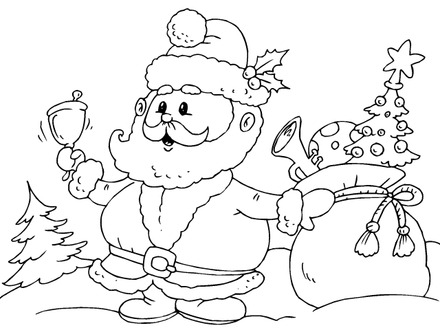Imagenes y fotos: Dibujos de Santa Claus para Pintar, parte 5 Imagenes y fotos: Dibujos de Santa Claus para Pintar, parte 5