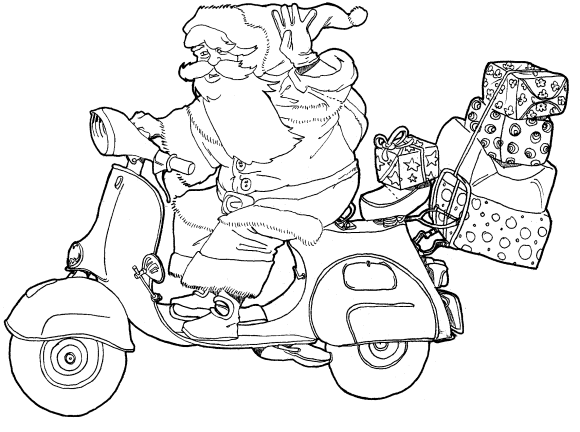 Imagenes y fotos: Dibujos de Santa Claus para Pintar, parte 5 Imagenes y fotos: Dibujos de Santa Claus para Pintar, parte 5