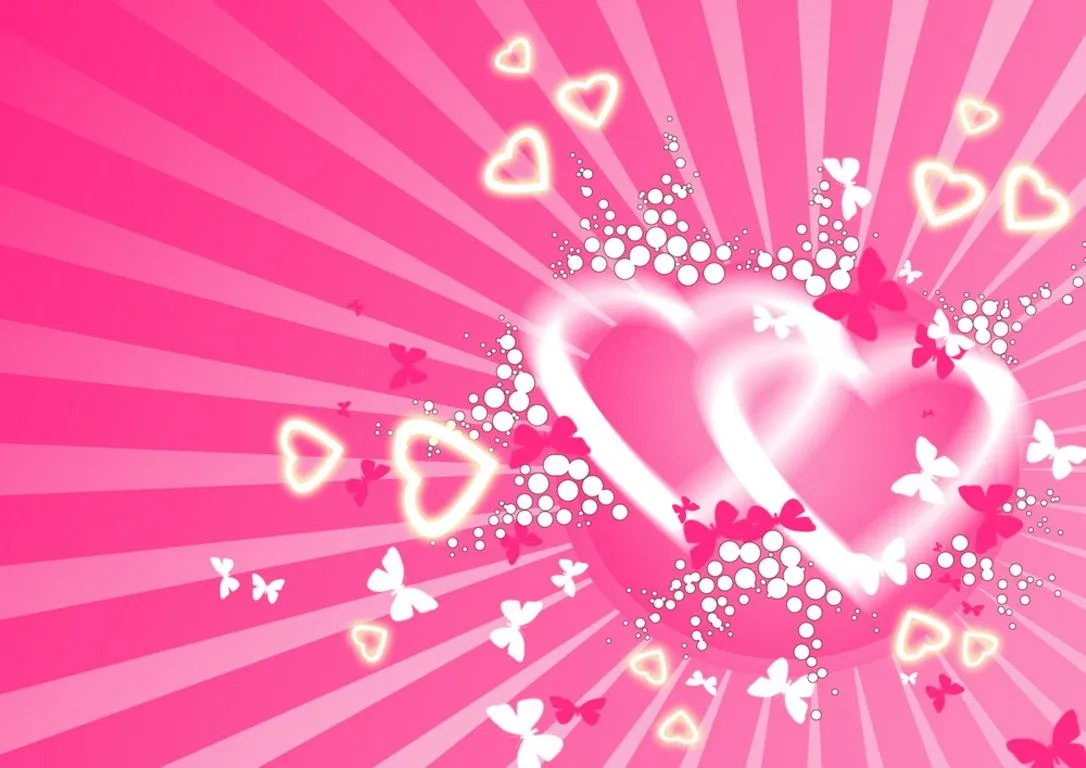 fondo de pantalla de corazones para darle un toque de amor a tu pc