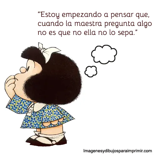 Imagenes y frases de Mafalda-Imagenes y dibujos para imprimir