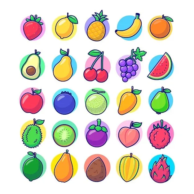 Imágenes de Frutas Dibujo - Descarga gratuita en Freepik