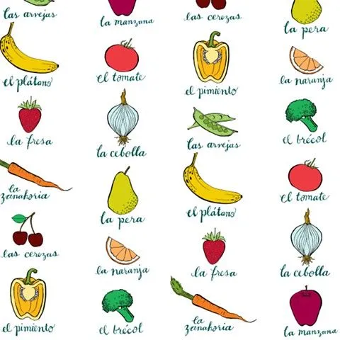 Katherine Codega Illustration - frutas y verduras