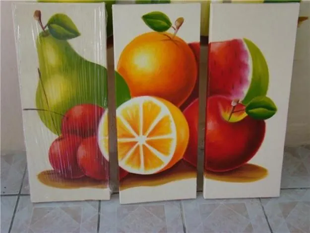 Fruteros pintados - Imagui