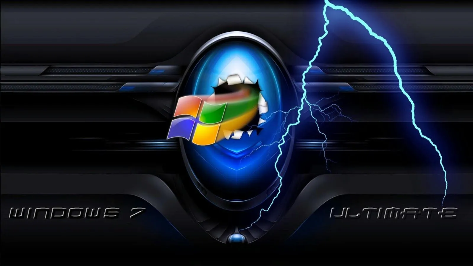 Imágenes Hilandy: Fondo de Pantalla Windows 7 ultimate rayo azul Imágenes Hilandy: Fondo de Pantalla Windows 7 ultimate rayo azul