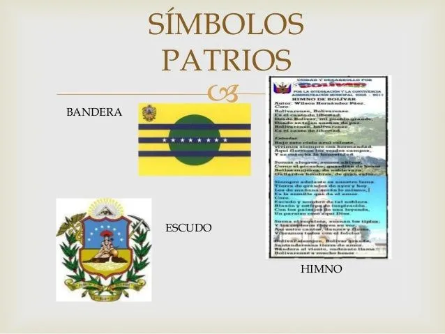 Imagenes del himno del estado bolivar - Imagui