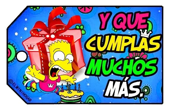 Imagenes de homero Simpson feliz cumpleaños - Imagui