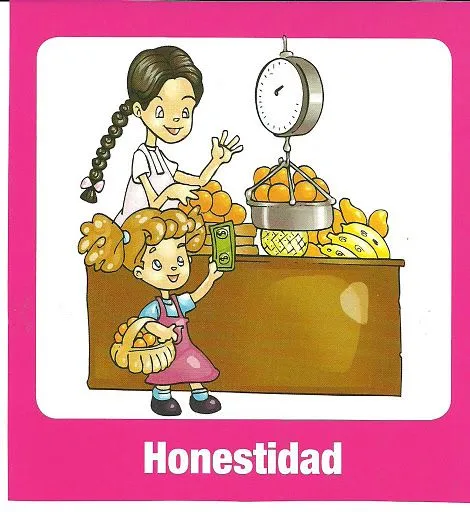 Dibujos de honestidad para niños para colorear - Imagui