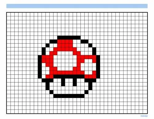 Hongo Mario pixel - Imagui