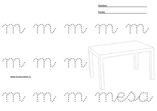 Ejercicios con la letra m para imprimir - Imagui