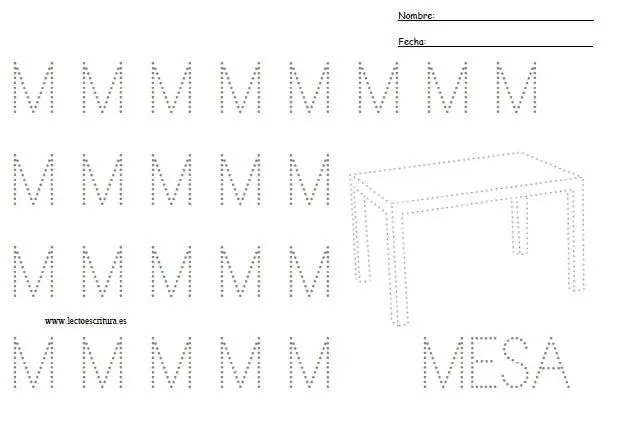 Imagenes para imprimir de actividades de la letra m - Imagui